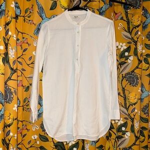 Madewell White Casual Button Down Shirt